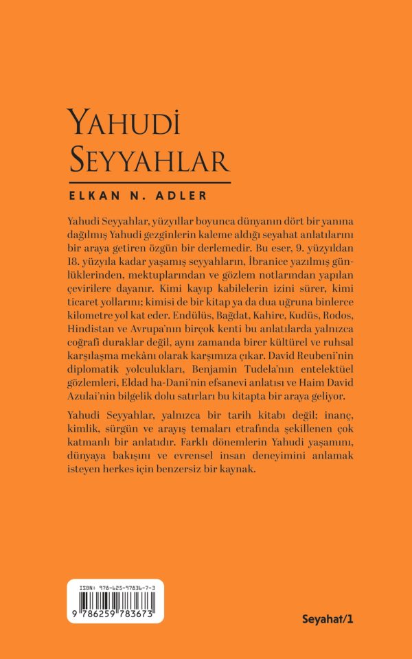 9. Yüzyıl ile 19. Yüzyılda Yahudi Seyyahlar